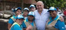 Con recorrido a pie por la comuna 5, alcalde Armitage retoma visitas a los territorios de Cali