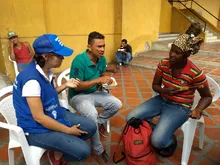 Habitantes de Calle están acudiendo a recibir los servicios en el dispositivo móvil