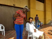 Habitantes de Calle están acudiendo a recibir los servicios en el dispositivo móvil