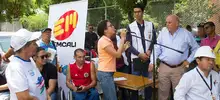 Alcalde Armitage socializa obras de entamboramiento del canal Cauquita con vecinos de la comuna 14