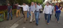 Alcalde Armitage recorrió la comuna 6 para inspeccionar los avances de su gestión