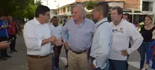 Alcalde Armitage recorrió la comuna 6 para inspeccionar los avances de su gestión