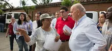 Foto recorrido Alcalde comuna 5