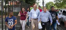 Foto recorrido Alcalde comuna 5