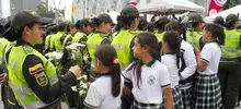 200 nuevos policías que llegaron a reforzar la seguridad