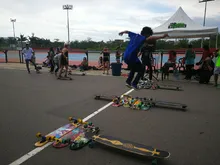 Los mejores de Vértigo se tomaron el patinódromo mundialista.