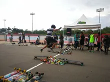Los mejores de Vértigo se tomaron el patinódromo mundialista.