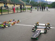 Los mejores de Vértigo se tomaron el patinódromo mundialista.