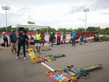 Los mejores de Vértigo se tomaron el patinódromo mundialista.