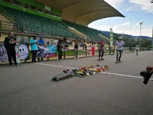 Los mejores de Vértigo se tomaron el patinódromo mundialista.