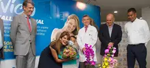Alcalde Armitage acompañó recorrido de la Princesa de Jordania por centros de salud de Cali