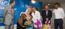 Alcalde Armitage acompañó recorrido de la Princesa de Jordania por centros de salud de Cali