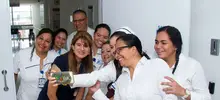 Alcalde Armitage acompañó recorrido de la Princesa de Jordania por centros de salud de Cali