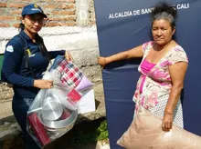 Continúa entrega de asistencia humanitaria a efctados por aguacero del 17 de abril