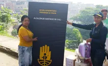 Continúa entrega de asistencia humanitaria a efctados por aguacero del 17 de abril
