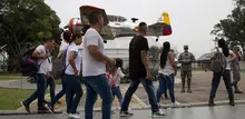 Niños celebraron su mes, con un día como pilotos, gracias a la Secretaría de Turismo 