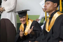 Dejaron la calle para ingresar a las Aulas