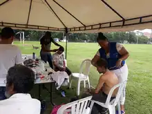 Atención habitante de calle en el barrio la Isla