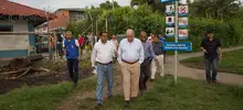 Con cercanía y progreso, alcalde Armitage recorre obras que se ejecutan en la comuna 12