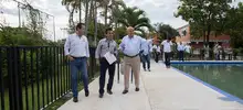 Con cercanía y progreso, alcalde Armitage recorre obras que se ejecutan en la comuna 12