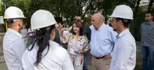 Con cercanía y progreso, alcalde Armitage recorre obras que se ejecutan en la comuna 12