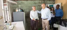 Con cercanía y progreso, alcalde Armitage recorre obras que se ejecutan en la comuna 12