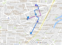 foto circuito recorrido comuna 12