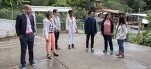 Gobierno de Japón visitó instituciones educativas a las que donará mobiliario estudiantil