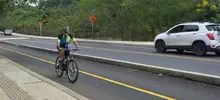 Caleños ya cuentan con bicicarril para subir a Pance de forma segura