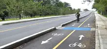 Caleños ya cuentan con bicicarril para subir a Pance de forma segura