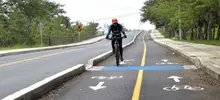 Caleños ya cuentan con bicicarril para subir a Pance de forma segura