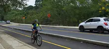 Caleños ya cuentan con bicicarril para subir a Pance de forma segura