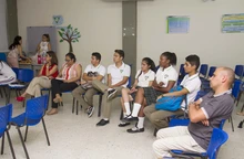 Estudiantes caleños beneficiados con gestión de Hacienda para el programa Tit@