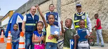 Comunidad del barrio Las Orquídeas se apropia de su polideportivo