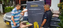 Alcaldía de Cali atiende comunidad afectada por creciente del río Aguacatal