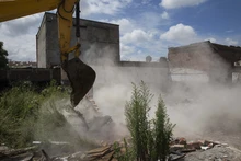 Así avanza la adecuación de terreno en el barrio San Pascual