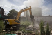 Así avanza la adecuación de terreno en el barrio San Pascual