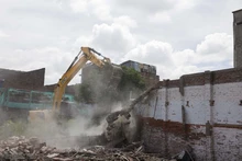 Así avanza la adecuación de terreno en el barrio San Pascual