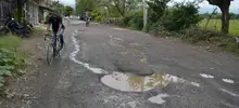 Obra de rehabilitación de la vía Cascajal 5