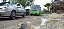 Obra de rehabilitación de la vía Cascajal 6