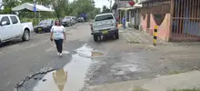 Obra de rehabilitación de la vía Cascajal 9 