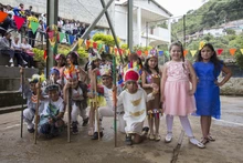 Sector solidario saca sonrisas en la Institución Educativa Felidia 