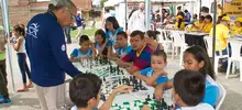 La brigada social y de servicios de la comuna 14, fue una fiesta