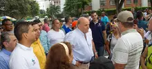 En la comuna 19 agradecieron al alcalde Maurice Armitage la inversión en infraestructura vial