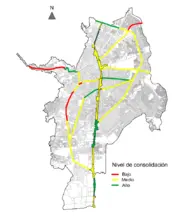 Mapa consolidación ambiental - Corredor estratégico