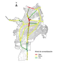 Mapa consolidación socioeconómica - Corredor estratégico