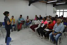 Habitantes del área de renovación urbana asisten a jornada de formación y empleabilidad 