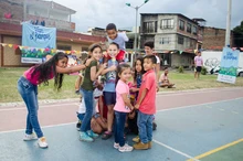 Habitantes del barrio El Guabal de Cali disfrutaron a plenitud con Vive el Parque 