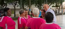El alcalde Armitage verificó obras de progreso social en la Comuna 11