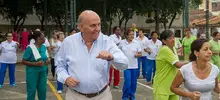 El alcalde Armitage verificó obras de progreso social en la Comuna 11